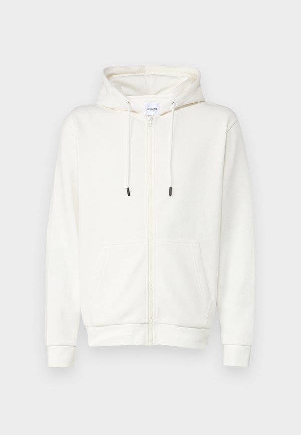 Jack & Jones JJEBRADLEY SWEAT ZIP HOOD NOOS - Zip-up sweatshirt - cloud dancer