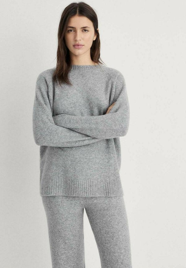 Mango ROUND-NECK - Jumper - grey