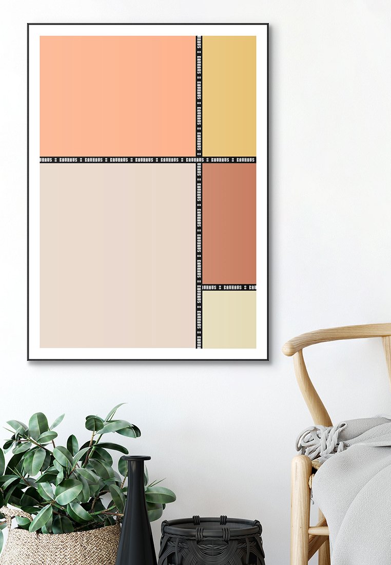 Orange Wallz BLUSHING SQUARES