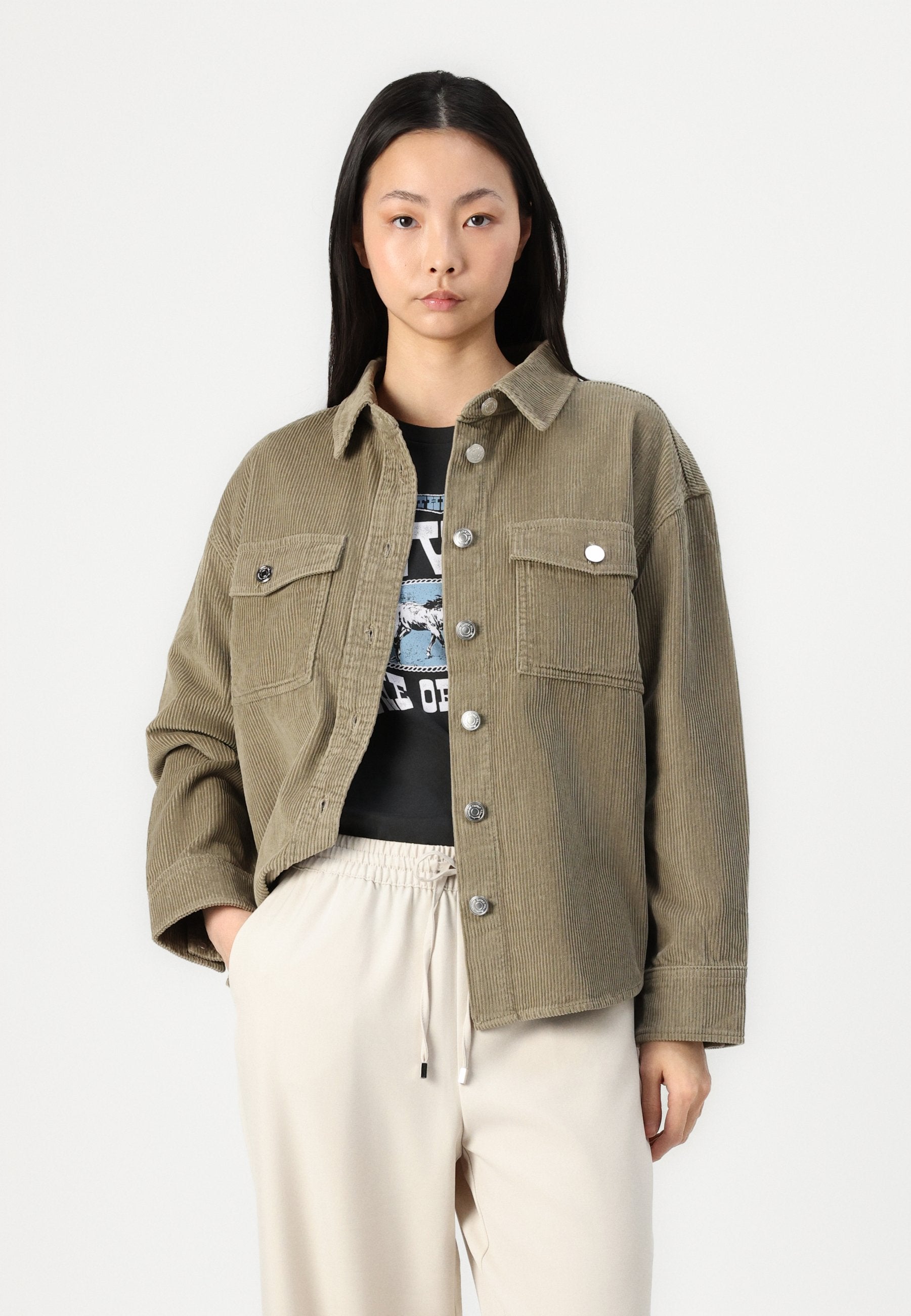 ONLY ONLGINNY WIDE PULL UP PANT