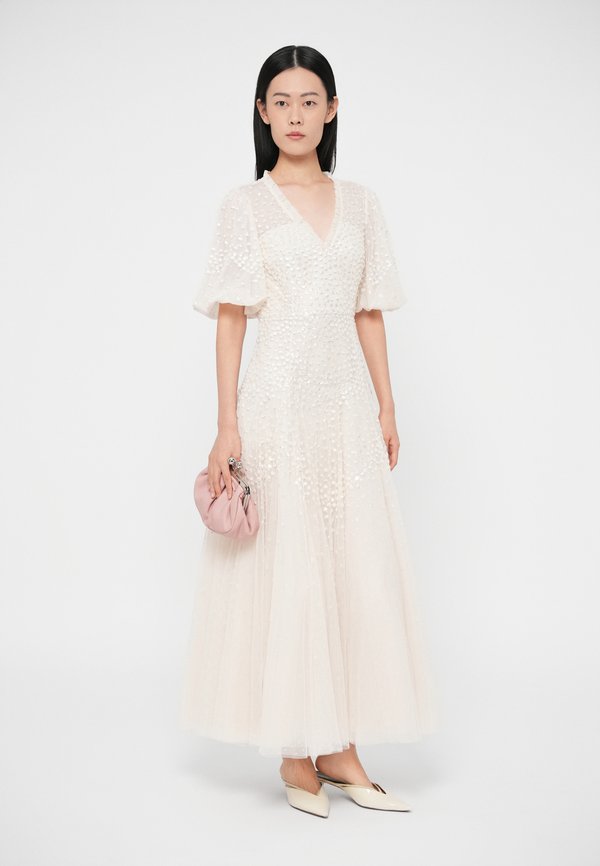 Needle & Thread SCALLOP V NECK GOWN