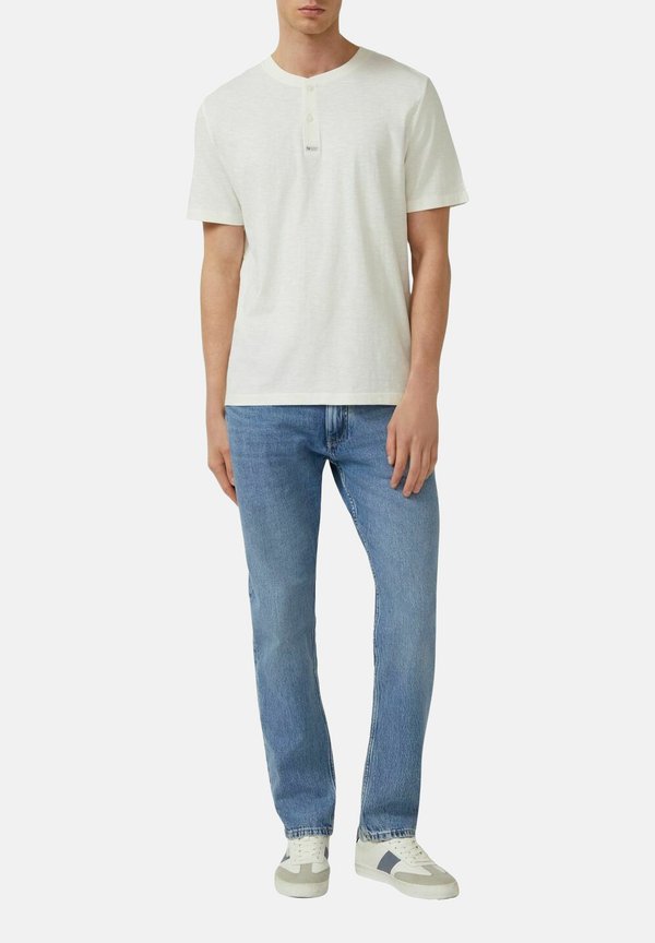 s.Oliver S.OLIVER HERREN HENLEY T-SHIRT | 2 STÜCK - Basic T-shirt - x weiß