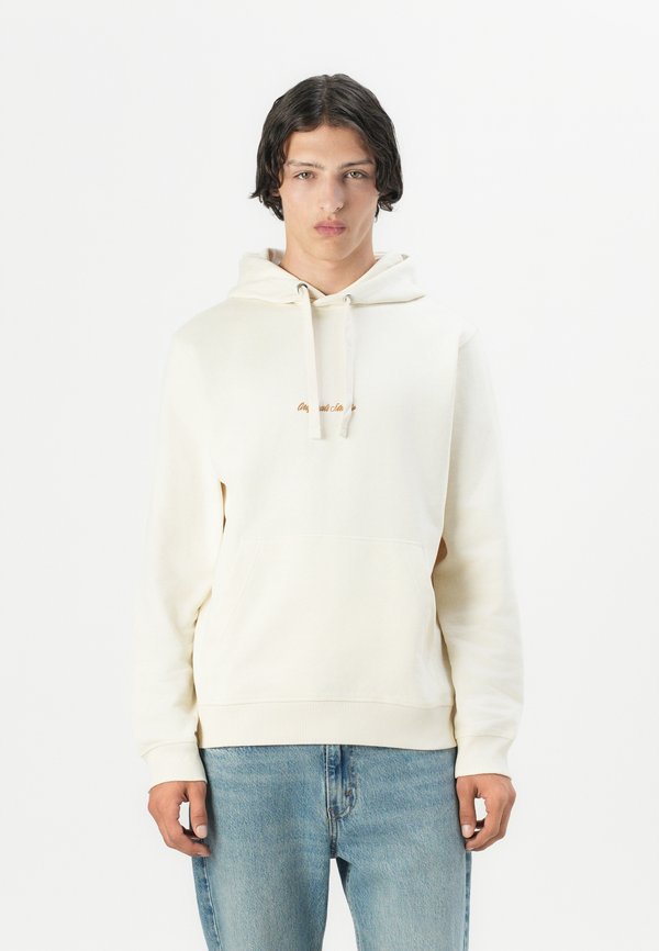 Jack & Jones JORNORREBRO EMB SWEAT HOOD NOOS - Hoodie - antique white