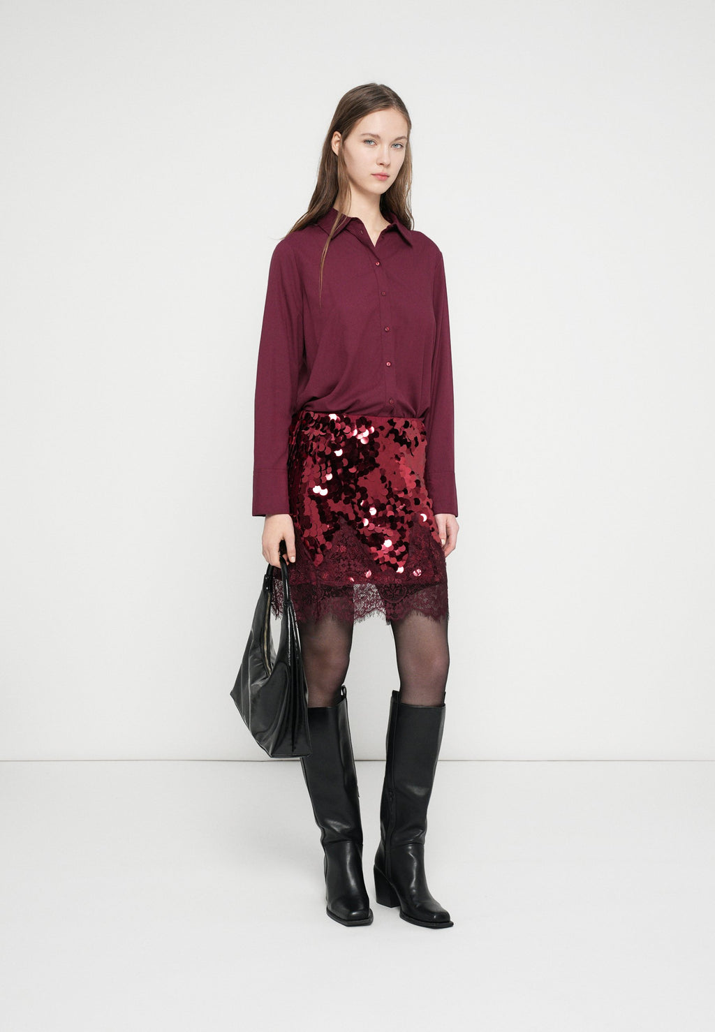 Never Fully Dressed MINI LARGE SEQUIN SKIRT