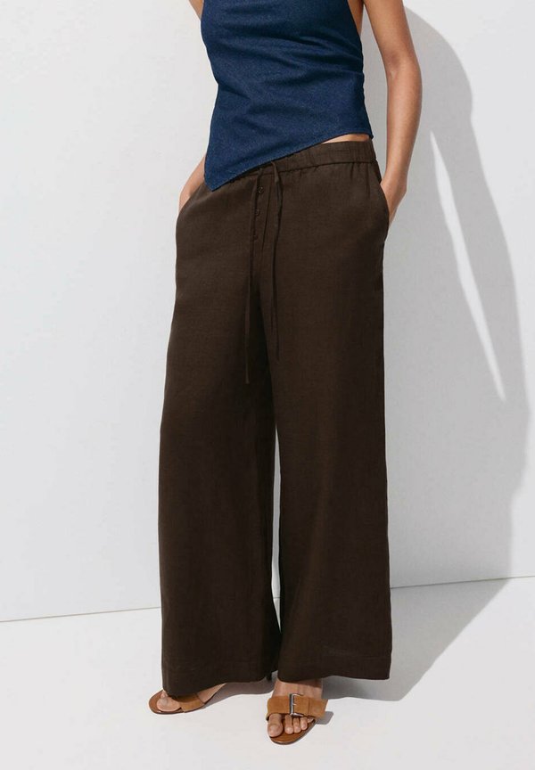 Mango ADULT - Trousers - dark brown