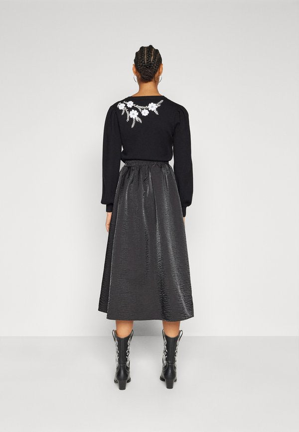 VILA VIMABELLE MIDI VOLUME SKIRT