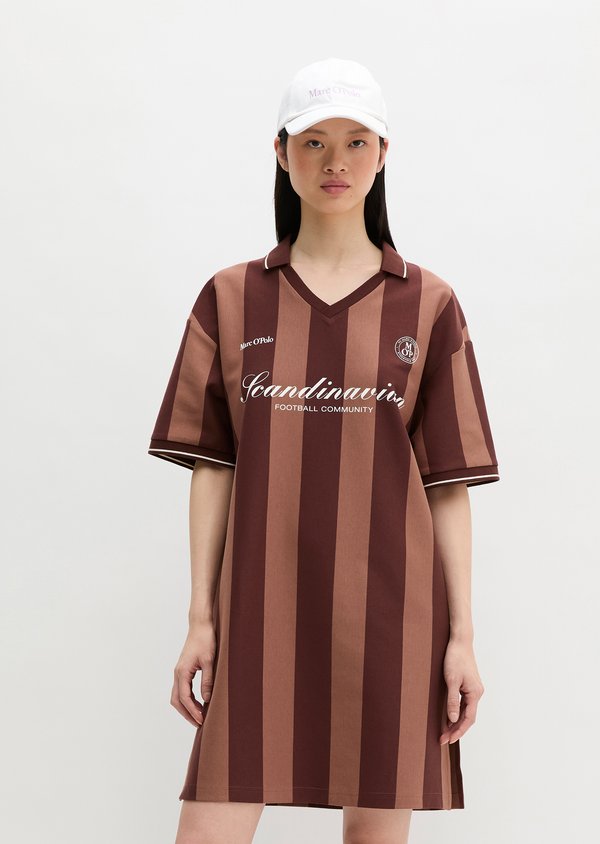 Marc O'Polo CLUB '67 FOOTBALL TRIKOT DRESS STRIPED
