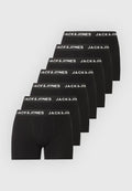 Jack & Jones JACHUEY 7 PACK - Trunks - black
