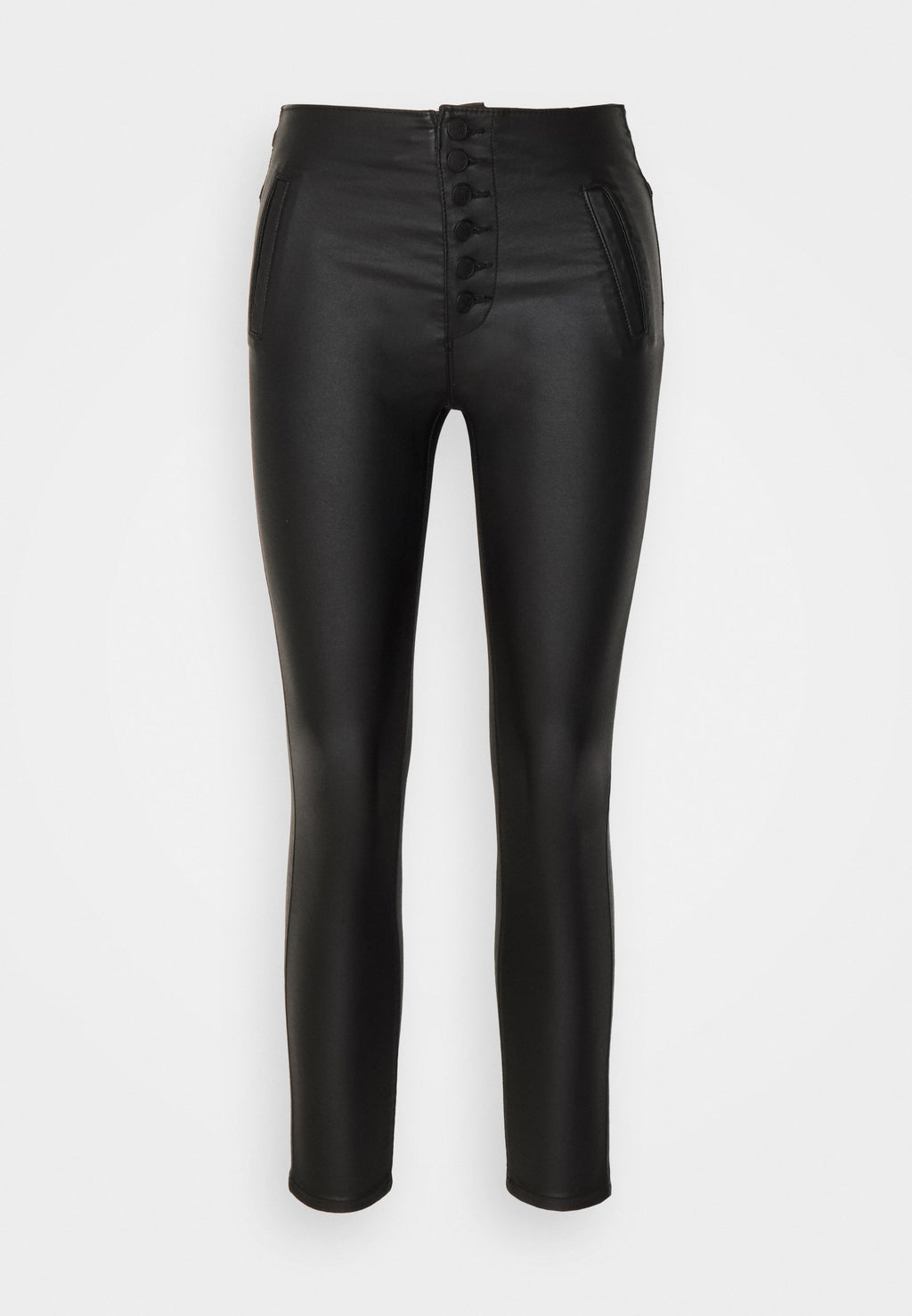 ONLROYAL COATED BUTTON PANT Media 1