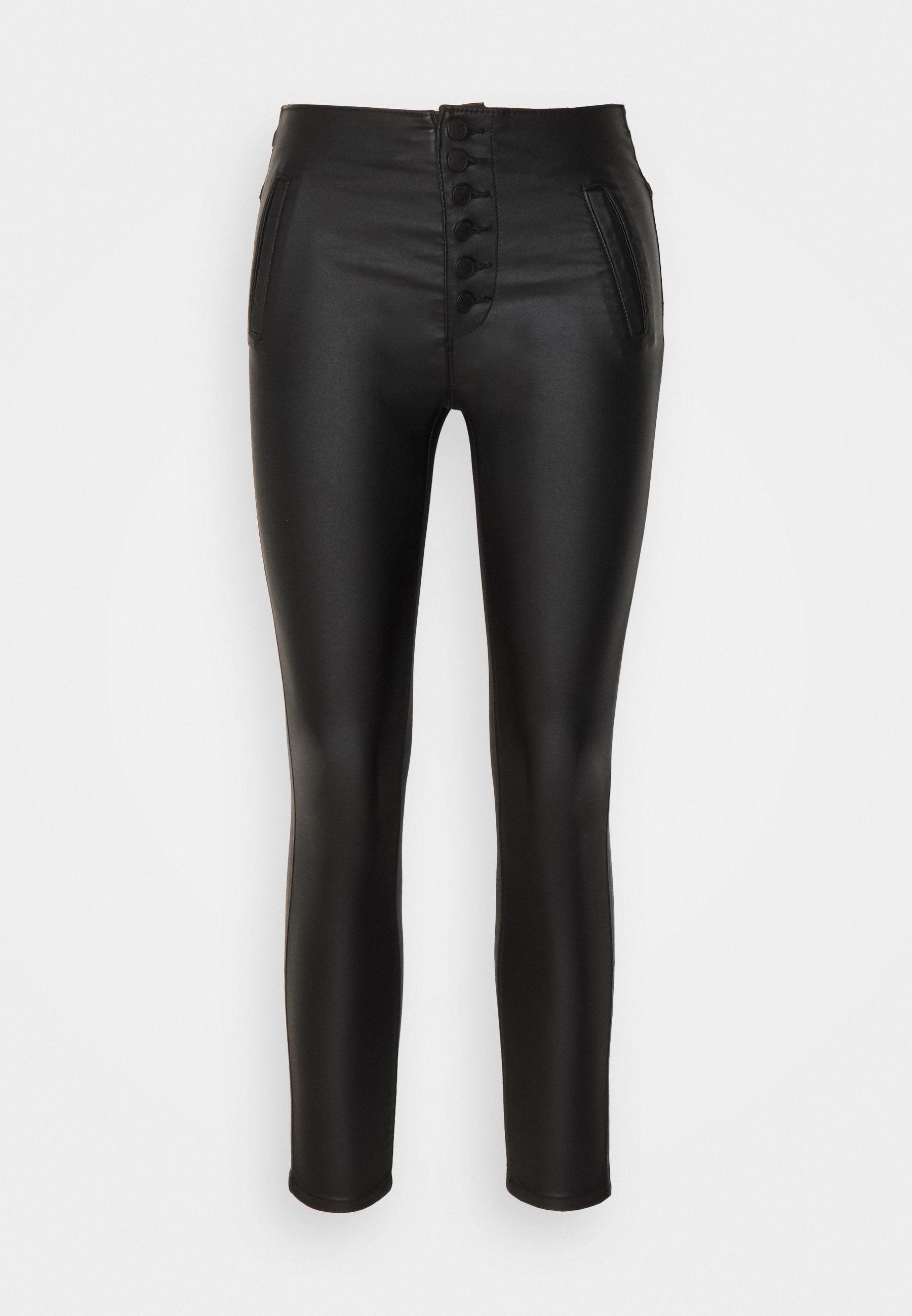 ONLROYAL COATED BUTTON PANT Media 1