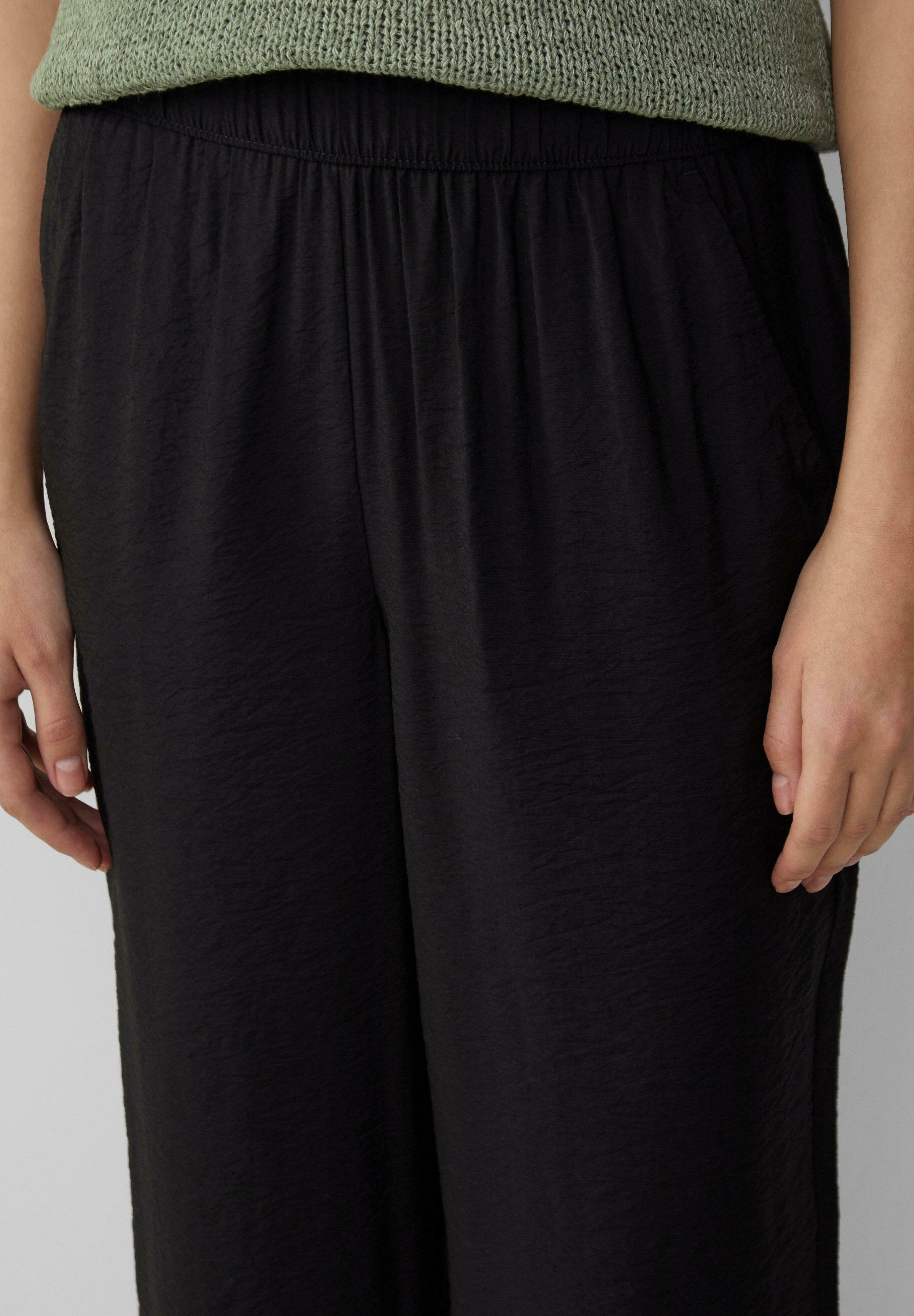FLIESSENDE CULOTTE IM RELAXED FIT MIT FRENCH Media 4