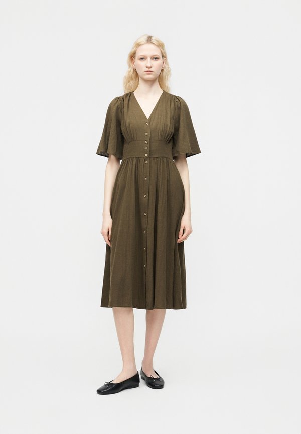 ONLY ONLTIZANA Midi - Shirt dress - grape leaf