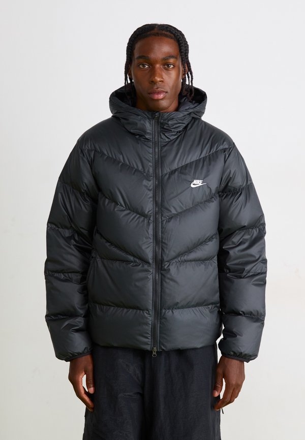 Nike Sportswear WINDRUNNER  - Down jacket - black/white