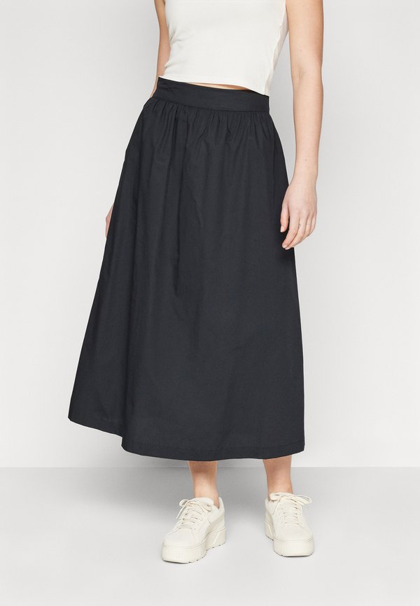 Vero Moda VMCILLA High waist Long - A-line skirt - black
