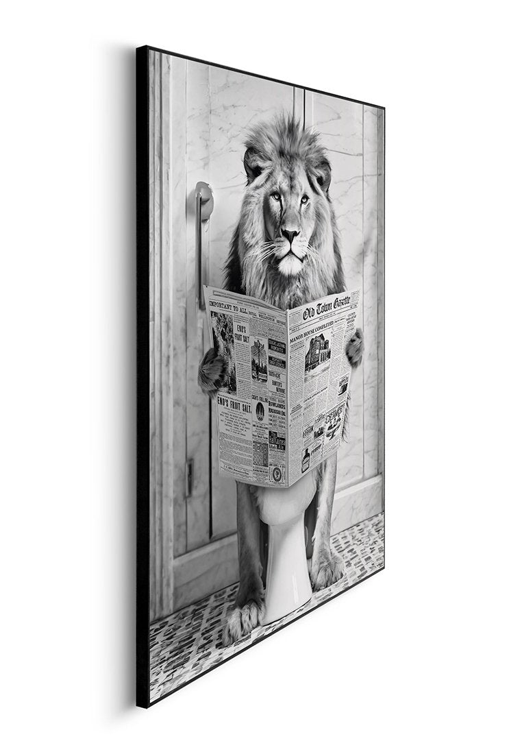 Orange Wallz LION TOILET