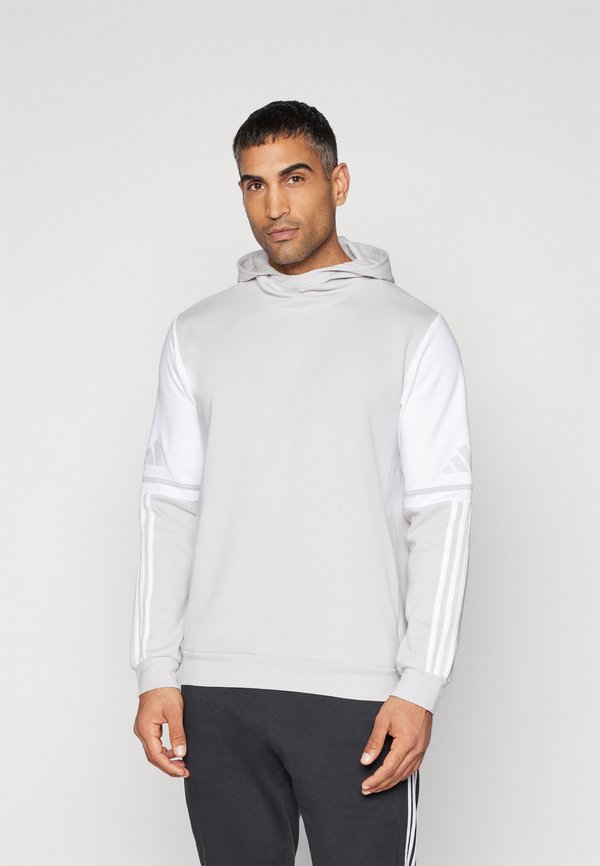 adidas Performance SQUADRA25 SWEAT HOODIE - Hoodie - team light grey/white