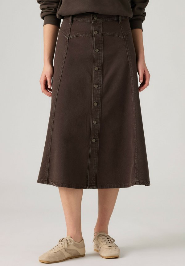 Levi's® A-line skirt - slightly circular - browns