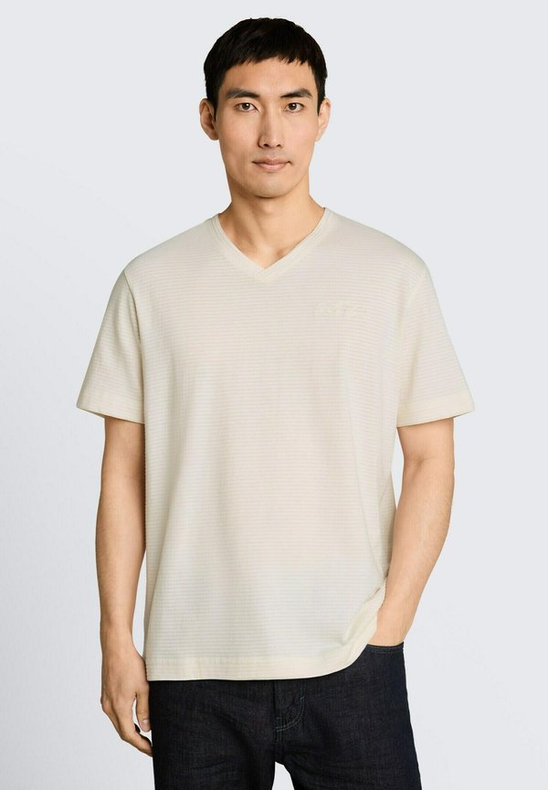 TOM TAILOR Basic T-shirt - gardenia white