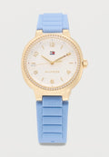 Tommy Hilfiger SAVANNAH - Watch - blue/gold-coloured/white