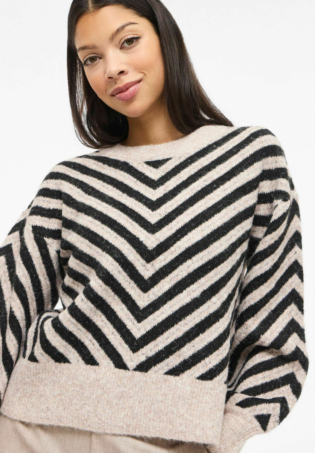 VILA Knitted VILUNA Round neck