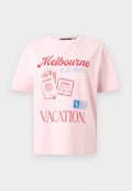 Vero Moda VMNINNA MIA BOX - Print T-shirt - pink