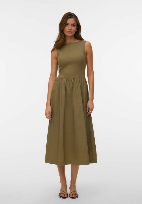 Vero Moda DRESS VMVIDA LONG DRESS - Day dress - mermaid