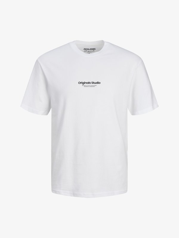 Jack & Jones Printed - Print T-shirt - bright white