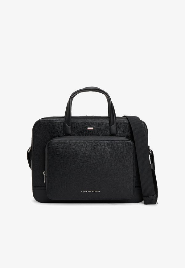 Tommy Hilfiger CENTRAL COMPUTER UNISEX - Laptop bag - black