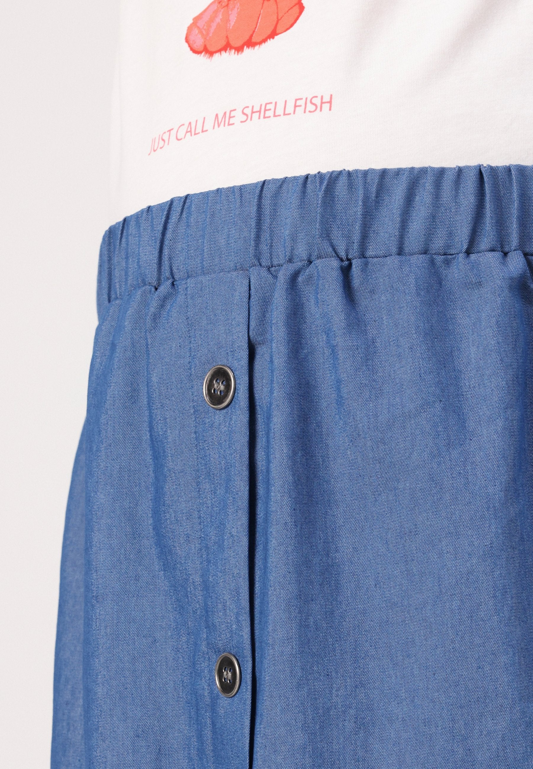 ONLY MATERNITY OLMNOVA BUTTON SKIRT