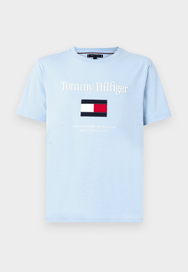 Tommy Hilfiger FLAG - Print T-shirt - well water