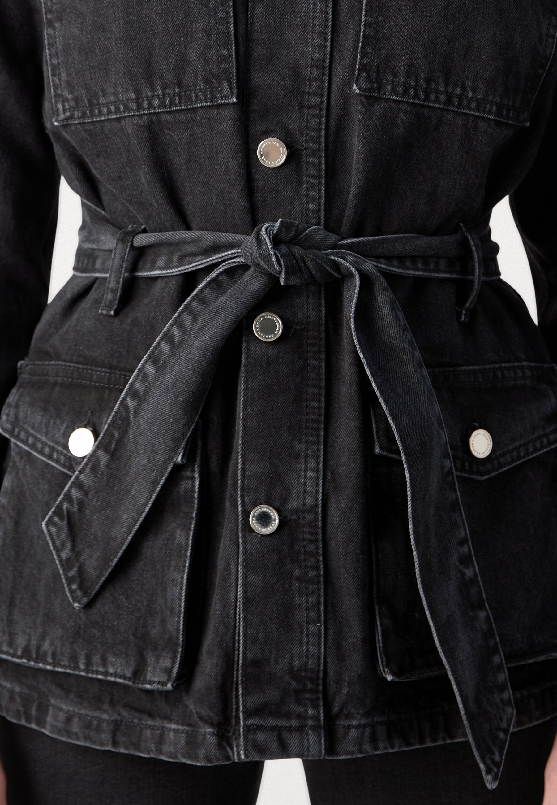 Scotch & Soda WORKED OUT CARGO JACKET WITH BELT