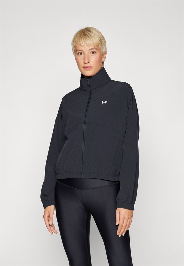 Under Armour RIVAL WOVEN - Training jacket - black/white