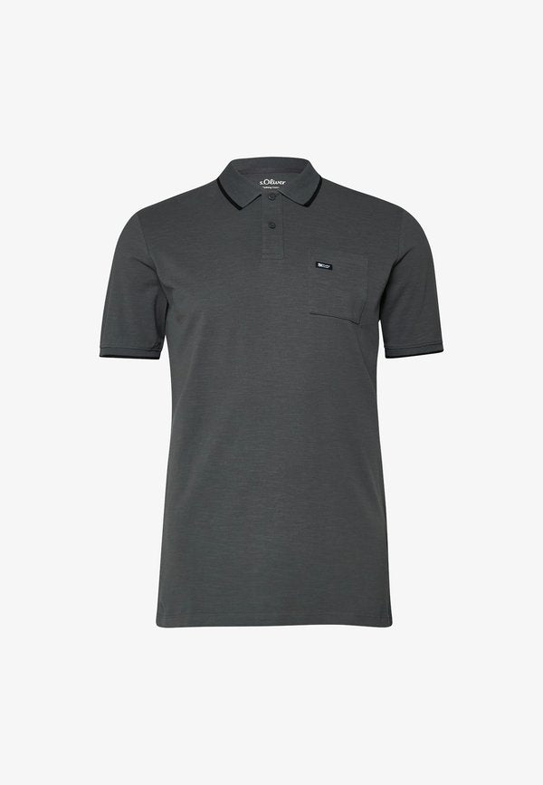 s.Oliver POLO-SHIRT - Polo shirt - dunkelgrau