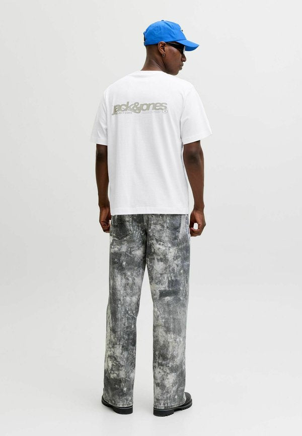 Jack & Jones T-SHIRT BACKPRINTET T-SHIRT - Print T-shirt - bright white