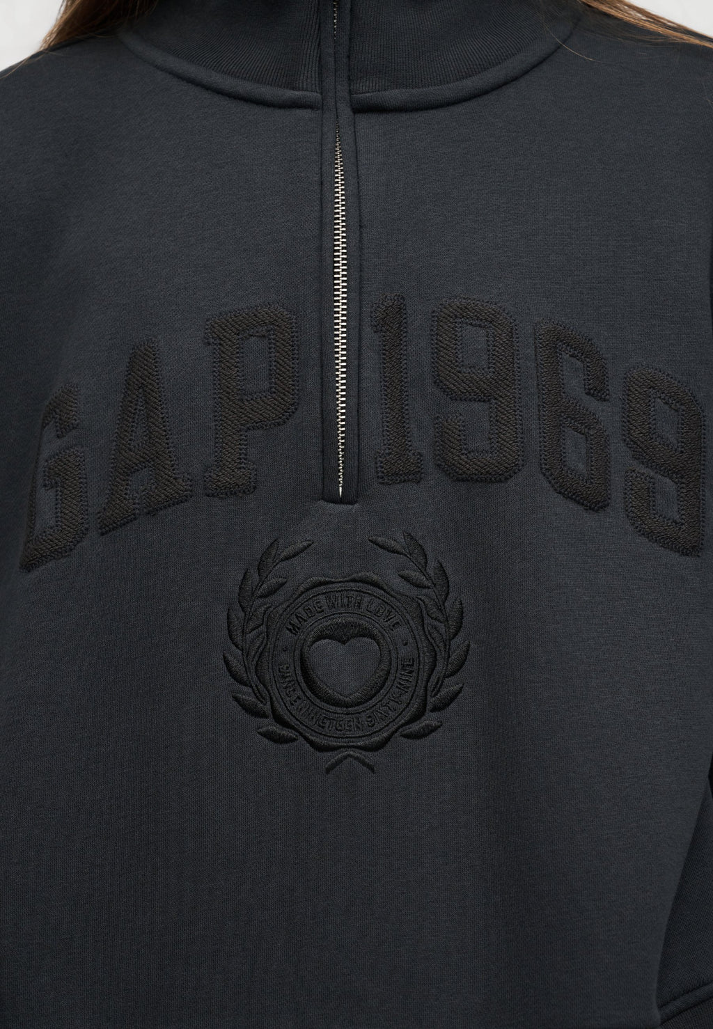 GAP LOGO JAN HALF ZIP