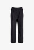 Jack & Jones JPSTBILL ROE PLEATED CHINO - Trousers - black beauty
