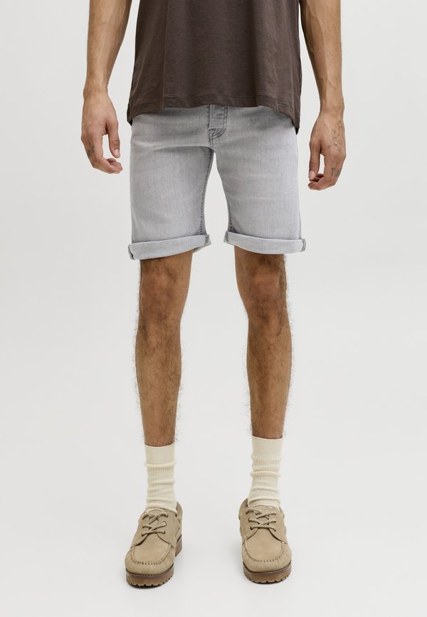Jack & Jones RICK ORIGINAL 2 PACK - Denim shorts - black denim/grey denim