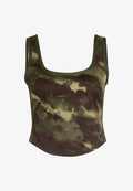 adidas Originals ADIDAS ORIGINALS CAMO CORSET SHIRT - Top - multicolor night cargo