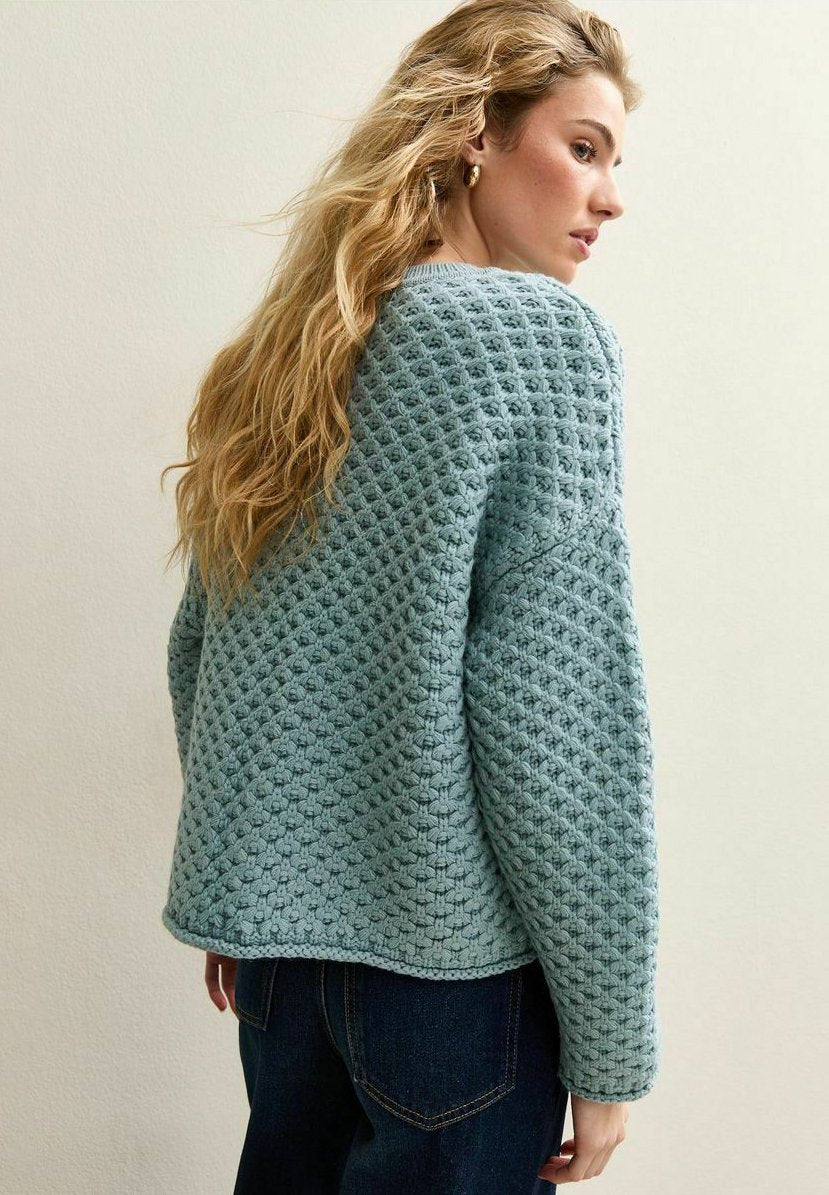 New Look MOSS STITCH CREW NECK