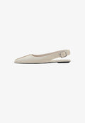Mango ADULT - Slingback ballerina shoes - sand