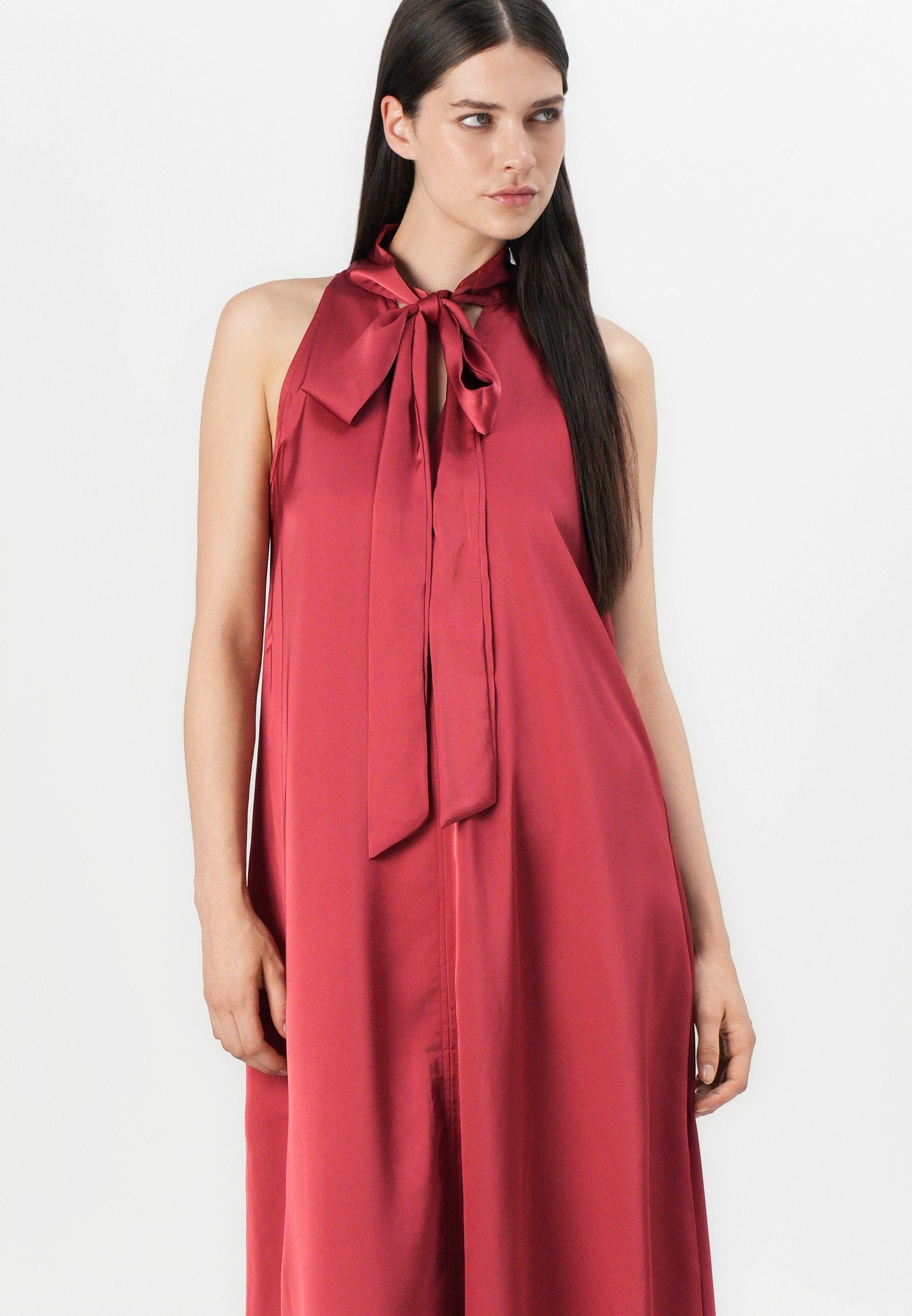 VILA VIFADIA TIE DETAIL MAXI DRESS