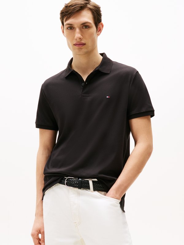 Tommy Hilfiger ESSENTIAL - Polo shirt - black