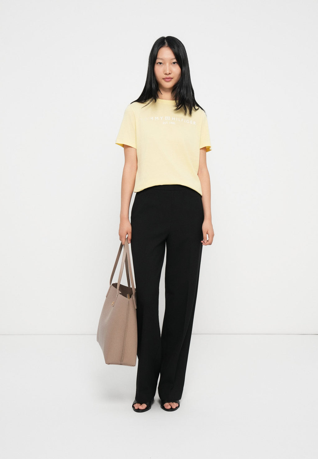 PRESSED CREASE STRAIGHT LEG TROUSERS Media 2