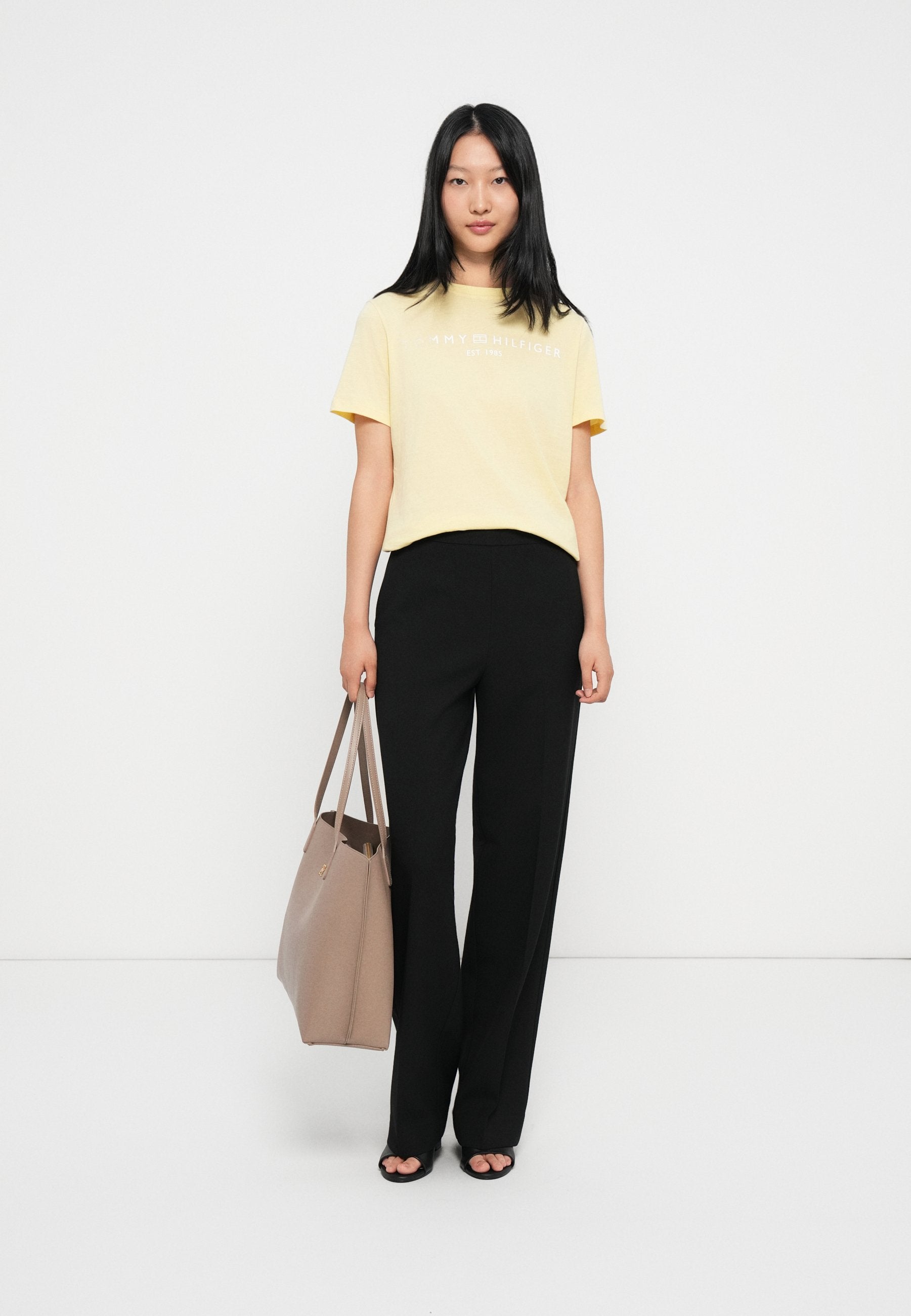 PRESSED CREASE STRAIGHT LEG TROUSERS Media 2