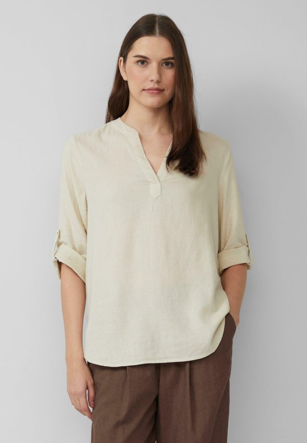 s.Oliver MIT 3/4-ÄRMELN - Blouse - natur
