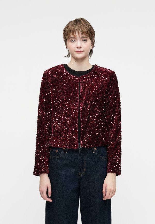 Vero Moda Party VMBELLA - Cardigan - bordeaux