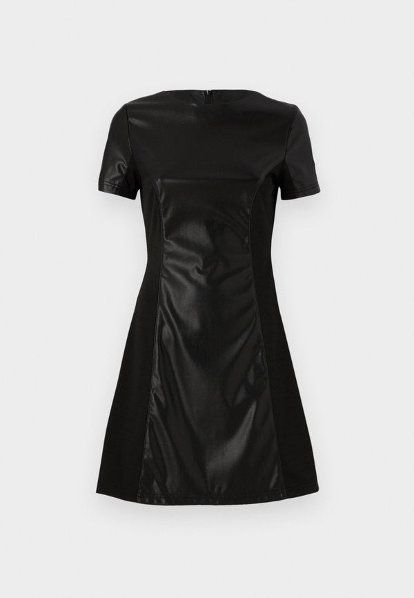 ONLY ONLMADDY MIX DRESS - Day dress - black