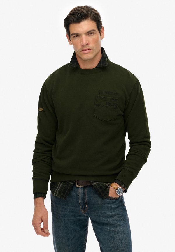 Superdry & Co UTILITY  - Sweatshirt - surplus goods olive green