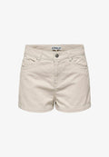 ONLY ONLMOXIE Mid waist Loose Fit - Denim shorts - pumice stone