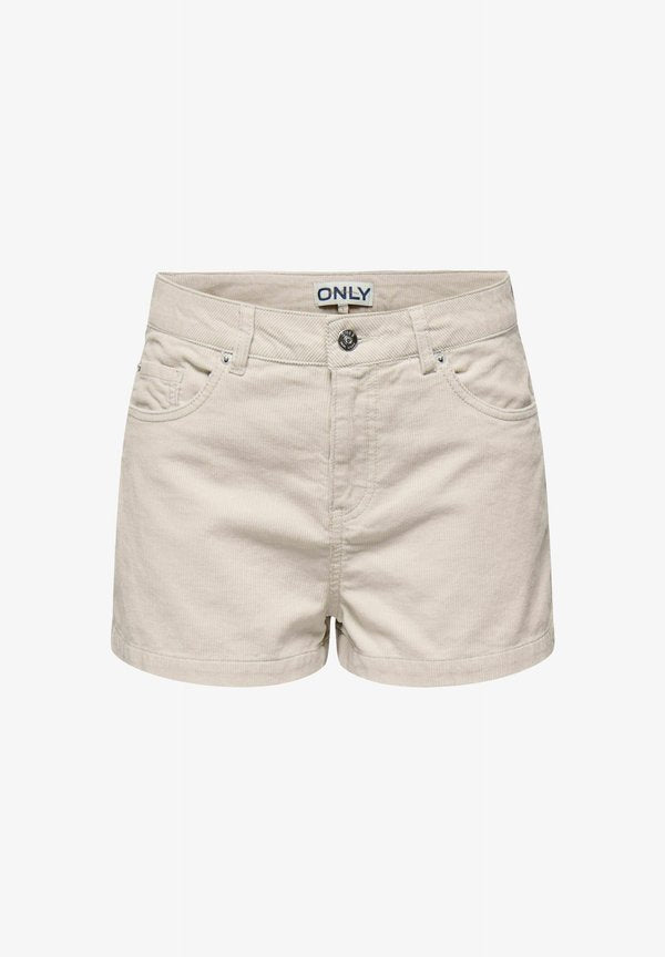 ONLY ONLMOXIE Mid waist Loose Fit - Denim shorts - pumice stone